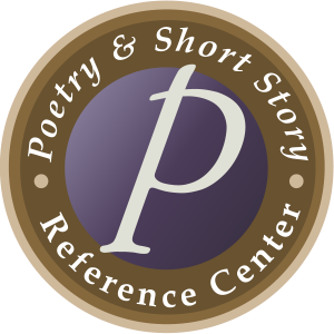 Poetry and Short Story Reference Center logo with a "P" in the center