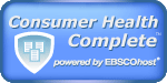 Consumer Health Complete logo with shield with 3 documents in it.